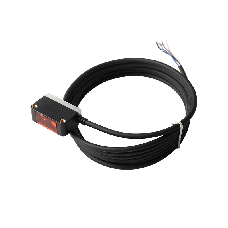 Background Suppression Infrared Photoelectric Sensor，Diffuse reflection, reflected light, lens reflection，30cm-2M，NO and NC，NPN