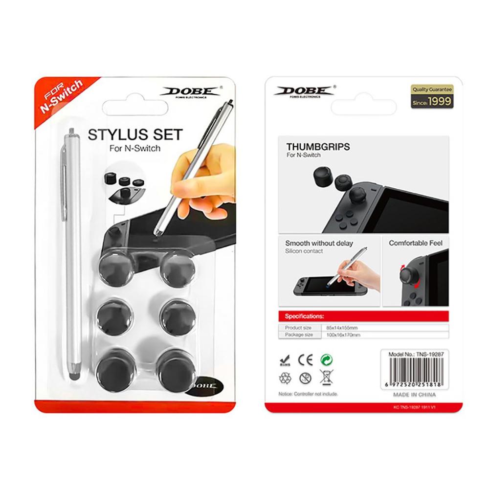 Multi-funzione Penna Dello Schermo di Tocco con 6 Rocker Caps Digital Stylus Per N-Switch/Lite Penna Clip design Per IOS Android del telefono mobile