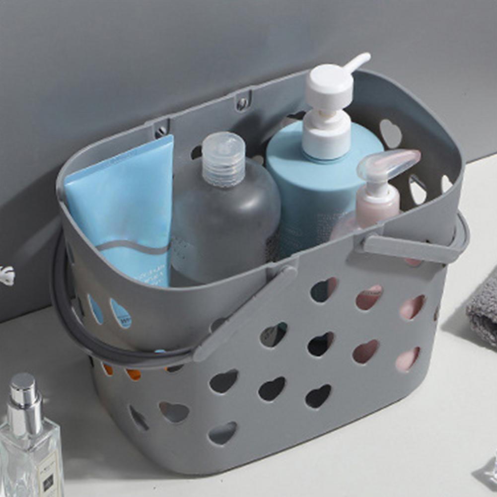 1 Pcs Storage Basket Plastic Storage Basket Bathroom Items Organizer Home Portable Kitchen Drain Baskets