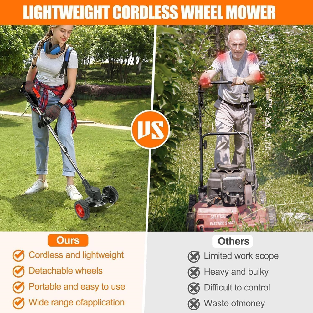 1850w elektriske gressklippere lengdejusterbar håndholdt kutter trådløs hagegressklipper til makita 18v batteri