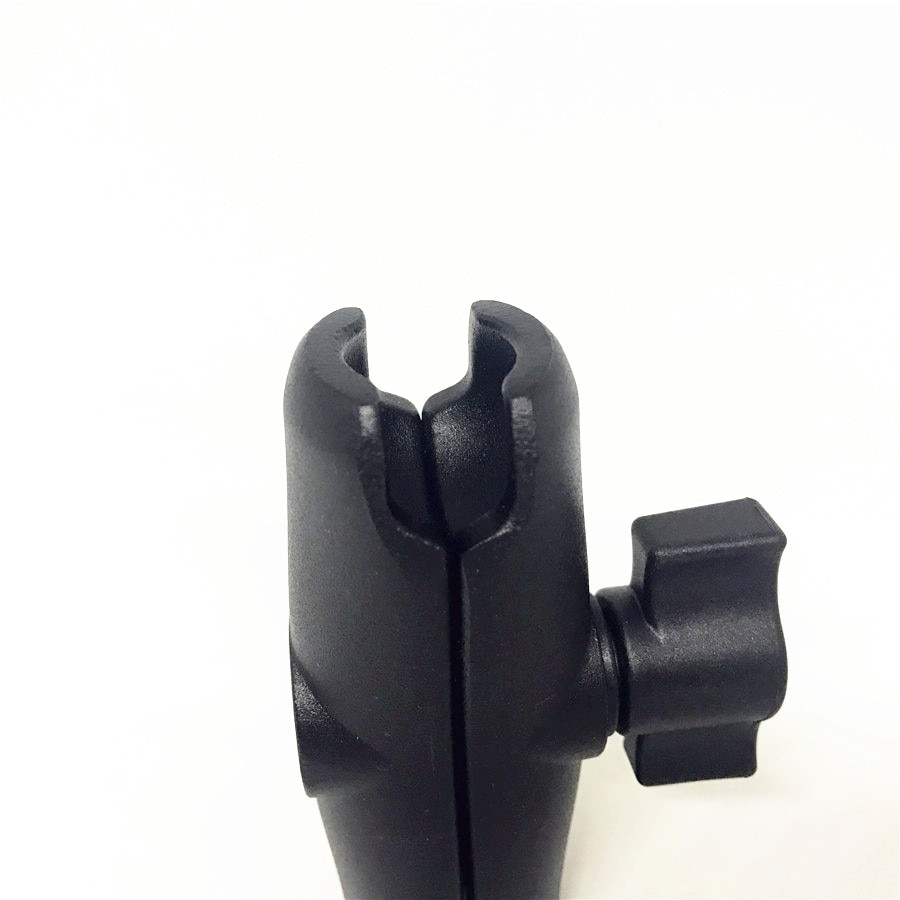 Jadkinsta aluminiumlegering dubbele socket arm 1 inch kogelmontage basisbeugel houder voor motorfiets fiets voor gopro camera