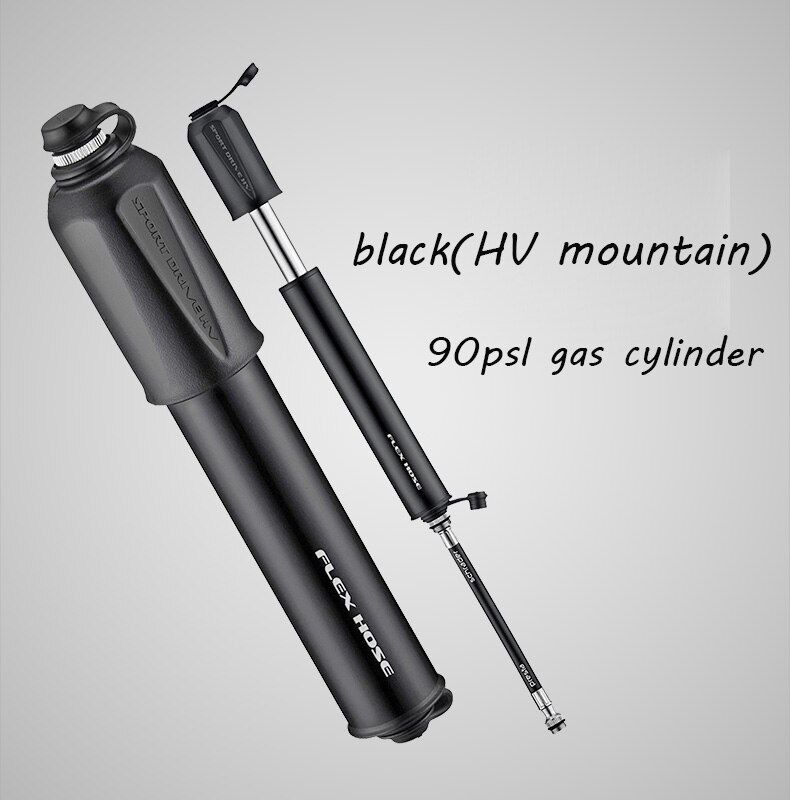 Pompa A Pedale Lezyne Per Bicicletta - Unisex, Metallico Nero, Con Manometro 220 PSI