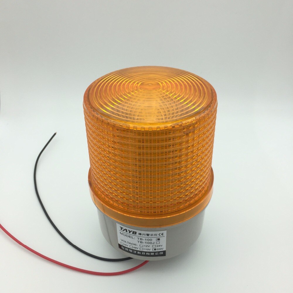 ZusenTB100 220v Alarm strobe Signal Warn Warning LED Lamp
