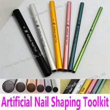 6 stks Kunstmatige Nail Vormgeving Gereedschap Nail Art Gereedschap UV Acryl Gebogen Buis Set Manicure Franse C Curve Rod Sticks Toolkit