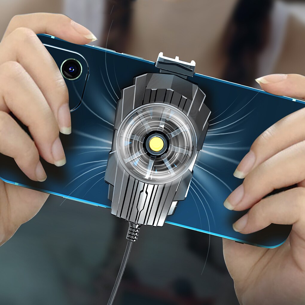 G6 zasilany przez USB telefon komórkowy rozpraszanie ciepła wentylator chłodzący z klipsem z tyłu gra Cooler telefon komórkowy fajny radiator telefon komórkowy Cooler