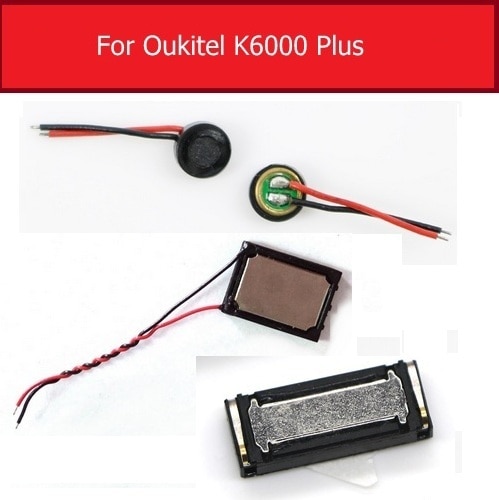 Luidspreker Zoemer Voor Oukitel K6000 Plus K6000 + Oortelefoon Speaker Mic Microfoon Flex Lint Kabel Vervanging Reparatie Onderdelen