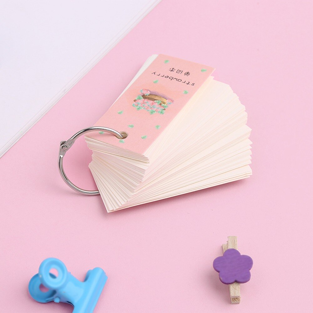 110 Sheets Lovely Mini Notebook School Supply Vocabulary Writing Reciting Book Notebook Sent At Random