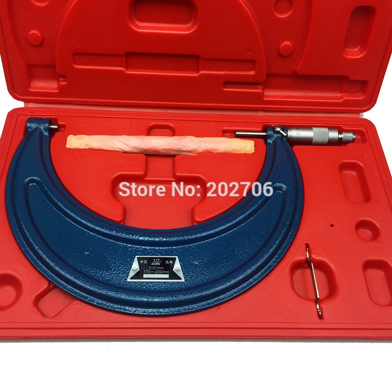 175-200mm Outside micrometer c type micrometer