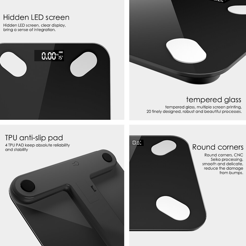 Smart Scales body composition scale electronic scales floor scales With Diagnostics Bluetooth Definition Share Accurate