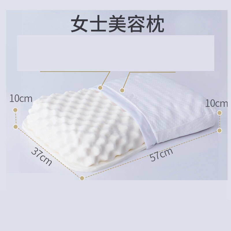 Erwachsene freundlicher Thailand Natürliche Latex Bett Zervikale Kissen Gesundheit Pflege Orthopädische Kissen für Hals Dunlopillo Schlaf Latex Schaum Kissen: nvshimeirong57x37