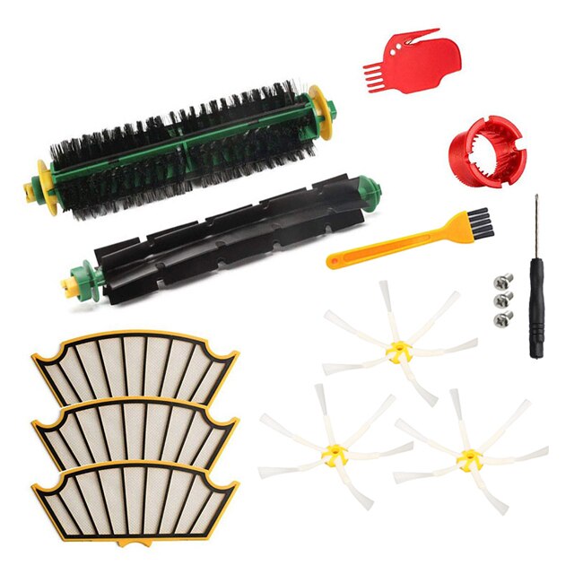 For iRobot Roomba 500 510 520 527 528 530 532 535 540 550 560 562 570 572 580 581 585 590 Side Brush Filter Vacuum Cleaner Parts: iR500-14