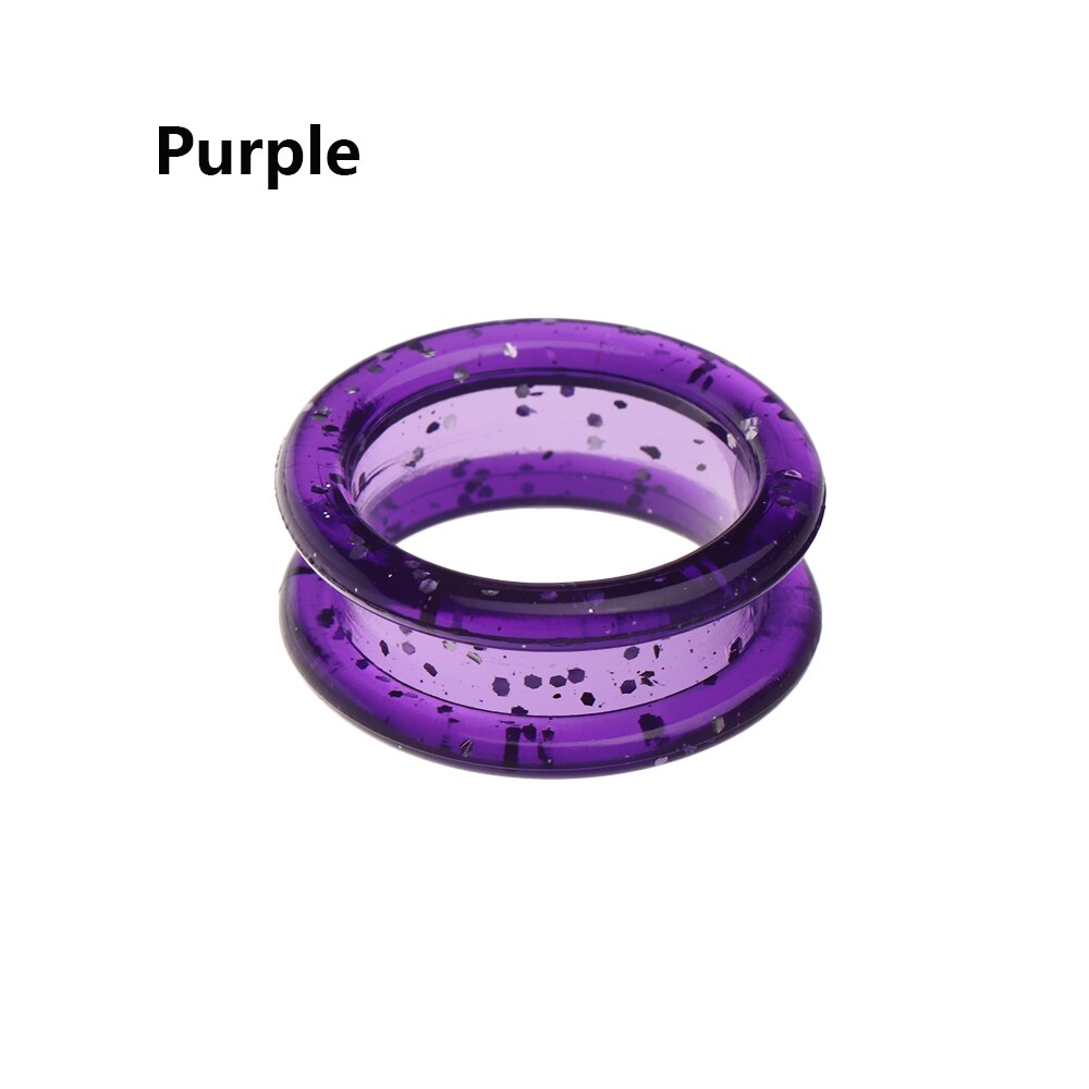 2 Stuks Professionele Kleurrijke Siliconen Ring Dierensalons Schaar Ring Fit Voor Hond Kat Haar Blikscharen Haar Snijden Accessoires: Purple