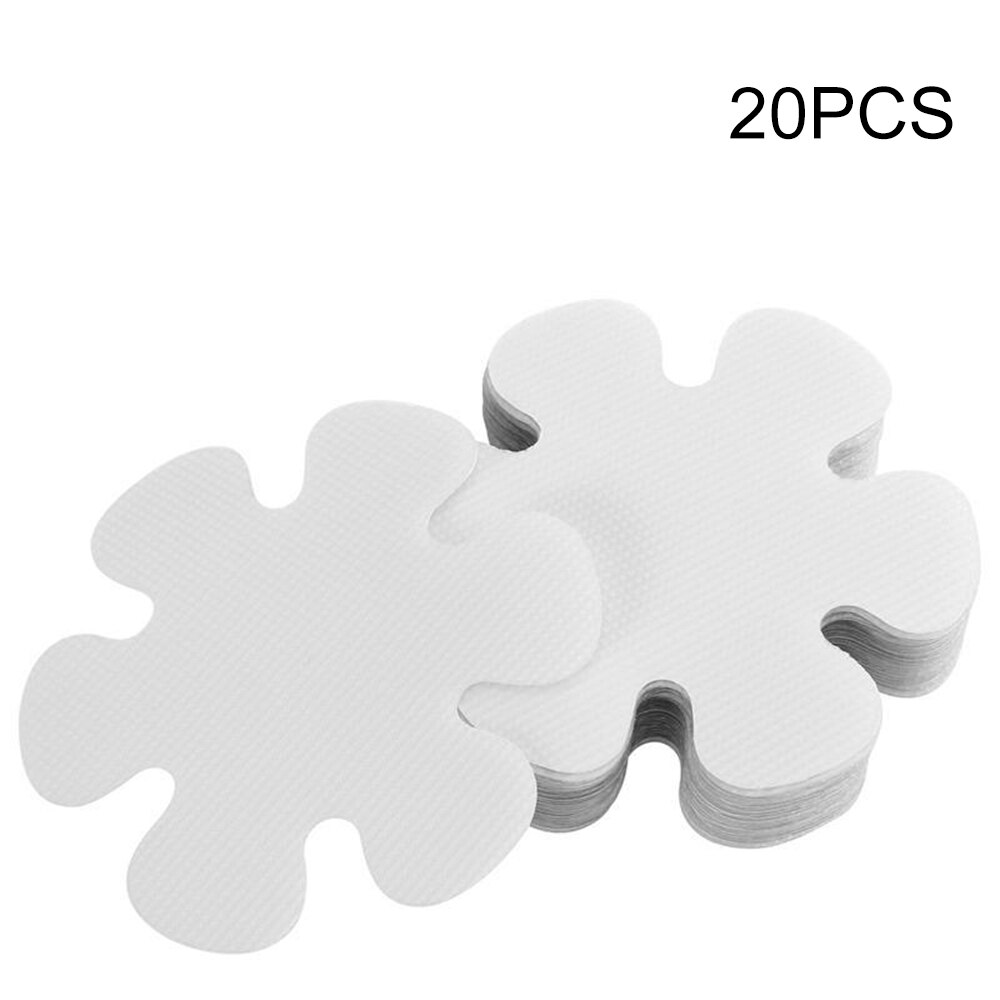 Pegatinas antideslizantes PEVA para bañera, forma redonda y de flores, 10/20 piezas, seguridad, baño, ducha