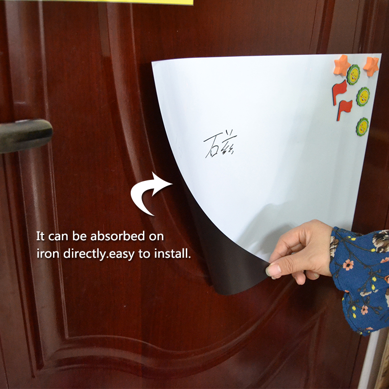 YIBAI Magnet whiteboard A4 soft magnetic board, Dry Erase drawing and recording board For Fridge Refrigerator with Free
