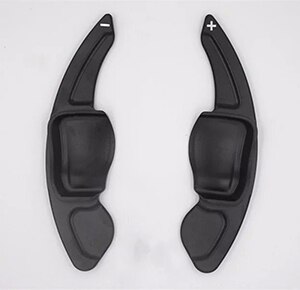 Palanca de cambios de volante de aleación de aluminio para Skoda Octavia Rs , accesorios de caja de cambios, cubiertas: black
