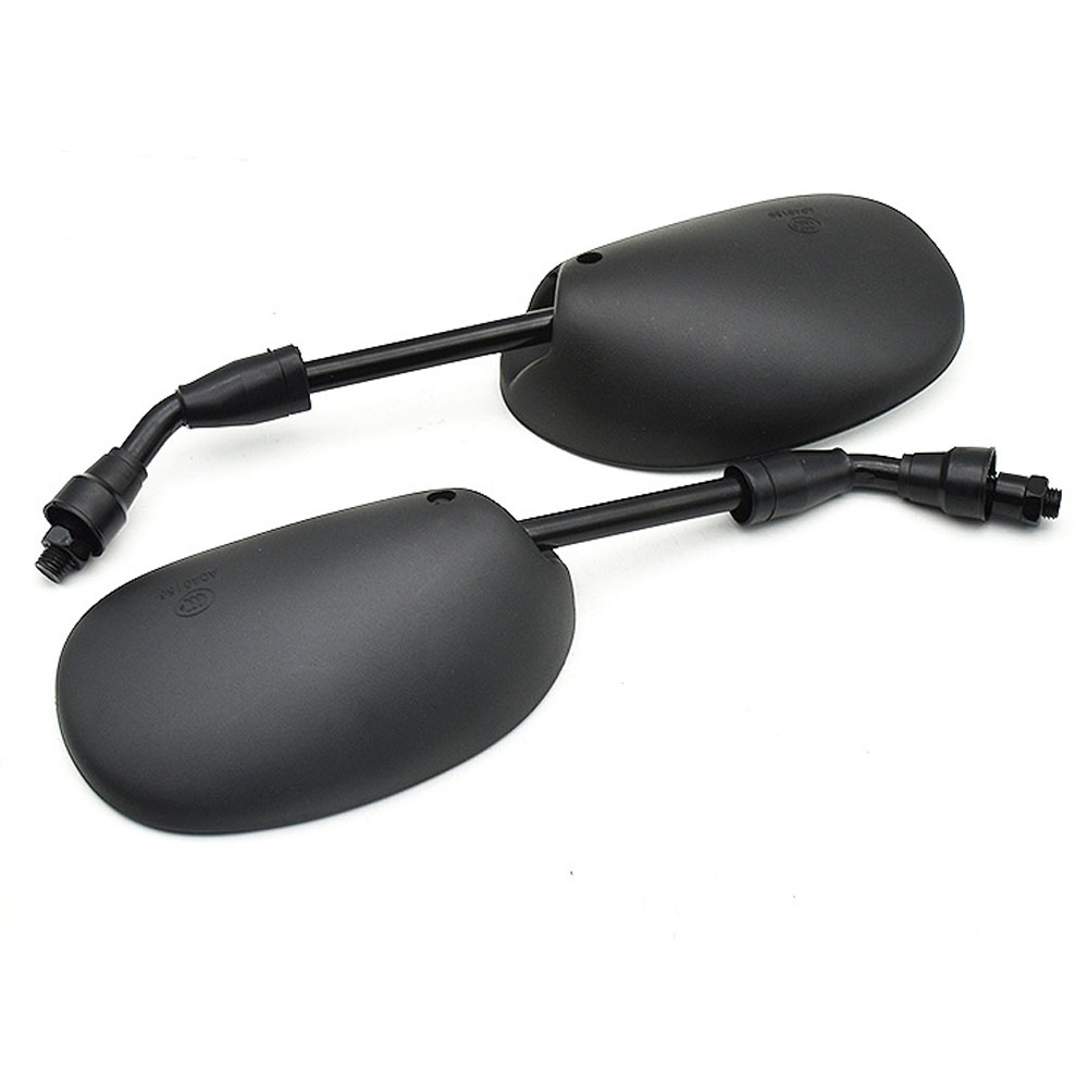 Espelhos retrovisores para motocicleta, rosca rígida de 10mm para dy100 chinês atv quad ciclomotor peças de scooter