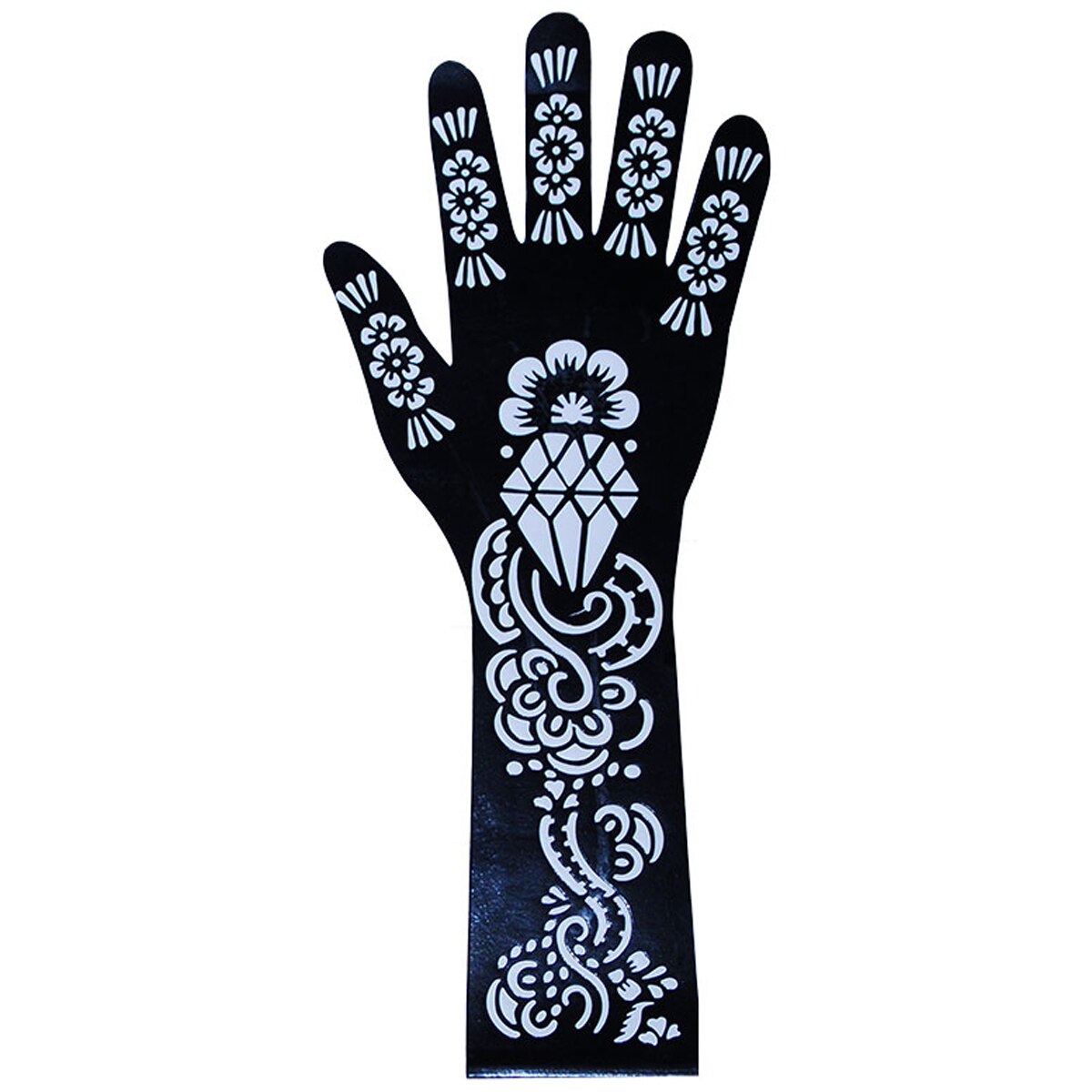 Henna Stencil Hand Pattern 01