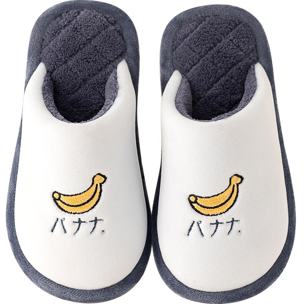 Slippers Toddler Kids Home Slippers Baby Girls Boys Cartoon Warm Indoors Floor Shoes Pantufa Infantil Flip Flops Kids Slippers: Blue / 13.5