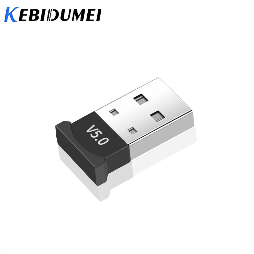 Kebidumei USB Bluetooth 5.0 Adapter Dongle Music Receiver Draadloze Mini USB Zender Ontvanger voor Laptop Muis Toetsenbord