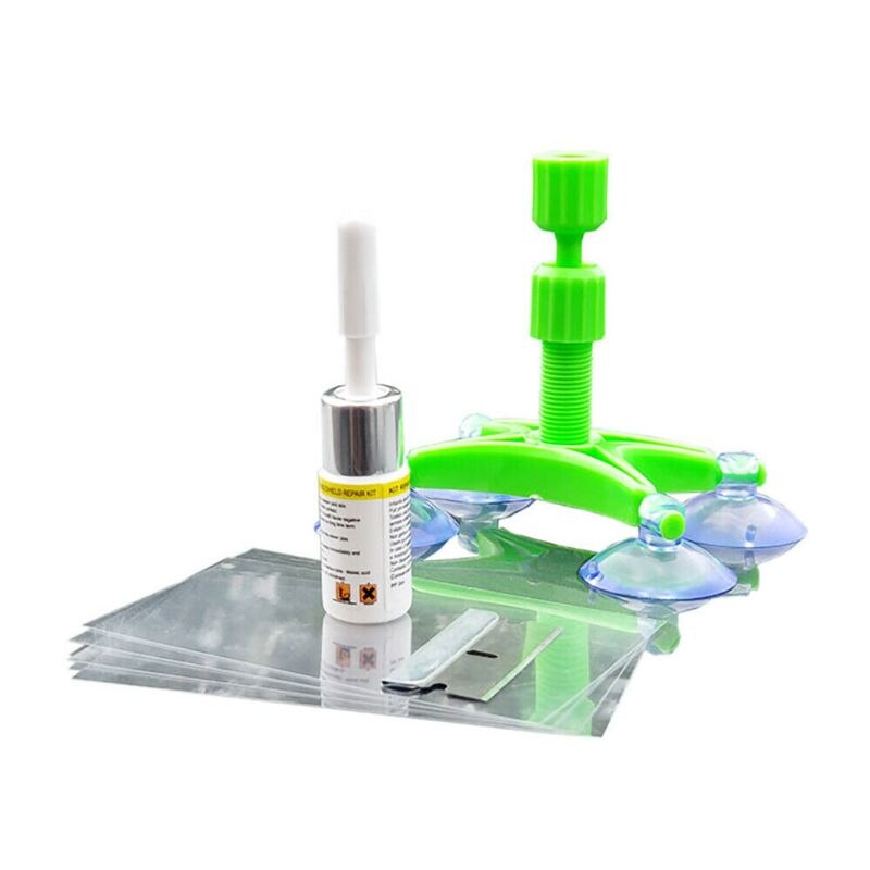 Windschutzscheibe Auto Fenster Glas Riss Reparatur Kleber Bausatz schnell Fix DIY Auto Windschutz E7CA