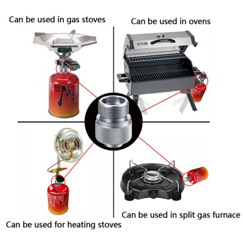 Gas Converter Lindal Valve Canister Adapter Camping Gas Stove Adapter Propane Tank or MAPP Gas Adapter LPG Braze