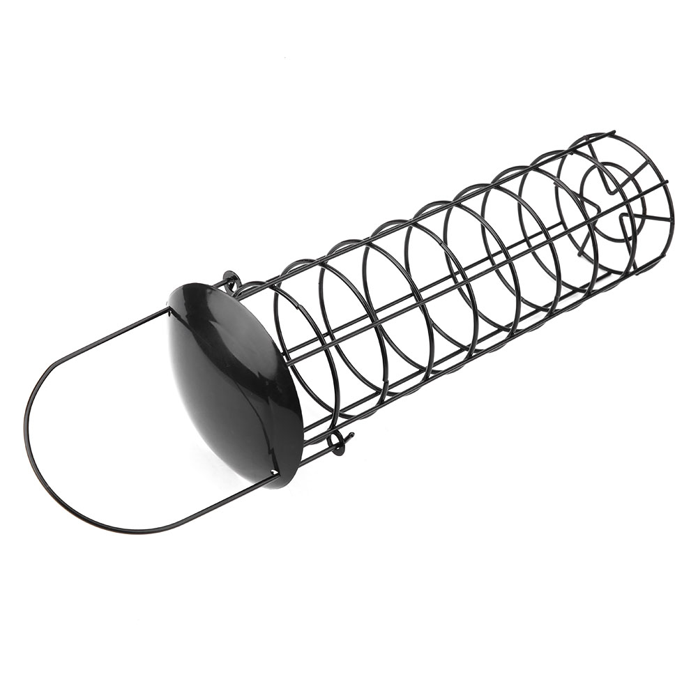 Portable Bird Feeder Outdoor Hanging Mesh Feeding Wild Birds Iron Grease Ball Holder Products Park Garden Tree Container