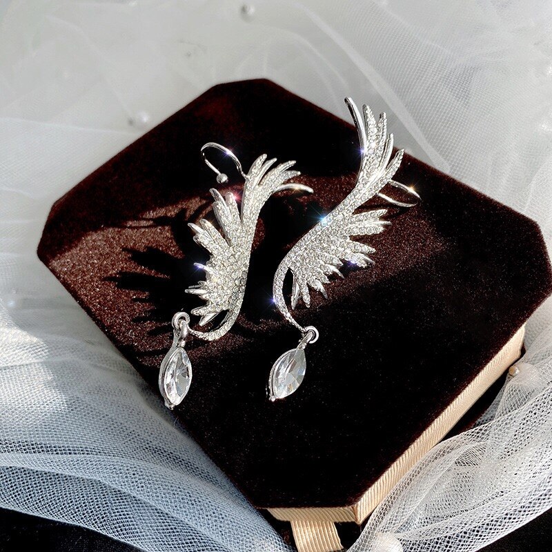 Angel Wing Oorbellen Vrouwen Meisje Mode-sieraden Accessoires
