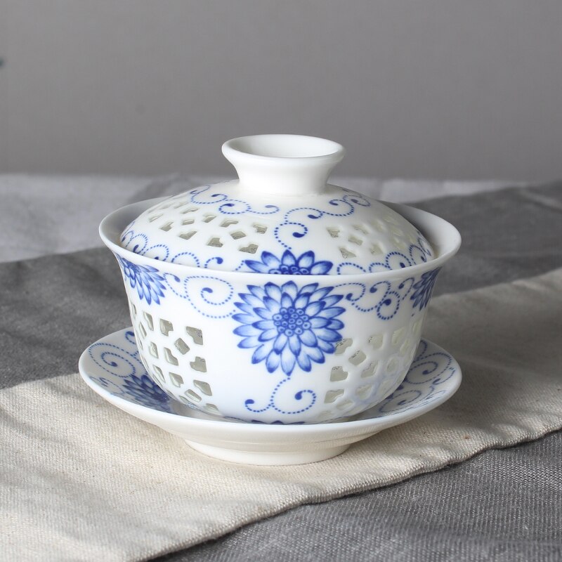 NEWYEARNEW 140ML/160ML Ceramic Tea Tureen Teaware Kung Fu Tea Set Home Decoration Boyfriend Husband Business Love Wedding