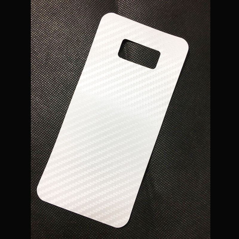 5 uds pegatina para Samsung S10 Lite S9 S8 Plus Galaxy Note 9 Note 8 película protectora trasera Anti-huella digital mate fibra de carbono piel