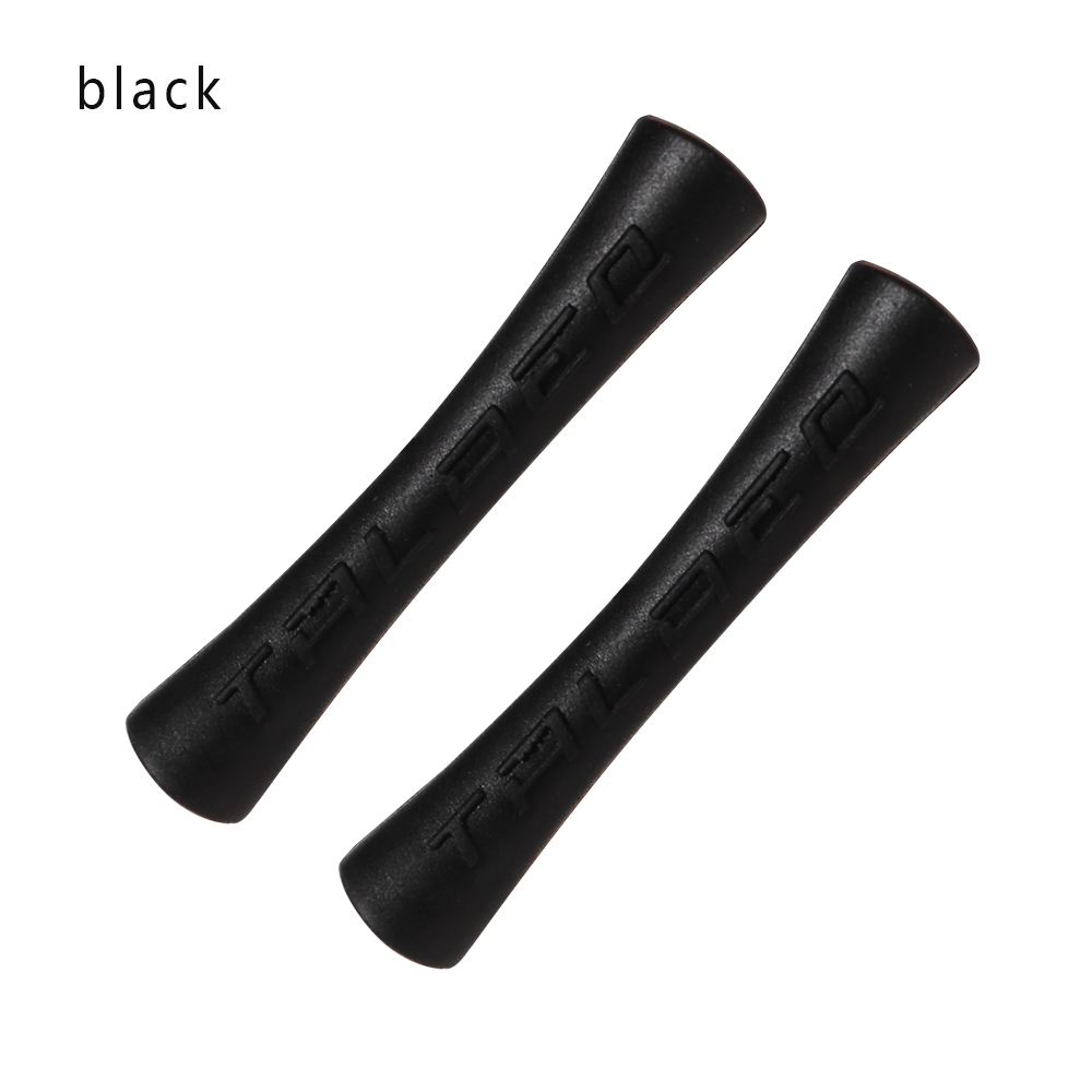 2/4Pcs Fiets Kabel Rubber Protector Mouw Anti Scratch Duurzaam Lijn Pijp Cover Voor Shift Remleiding Pijp frame Bescherming: 1-2Pcs Black