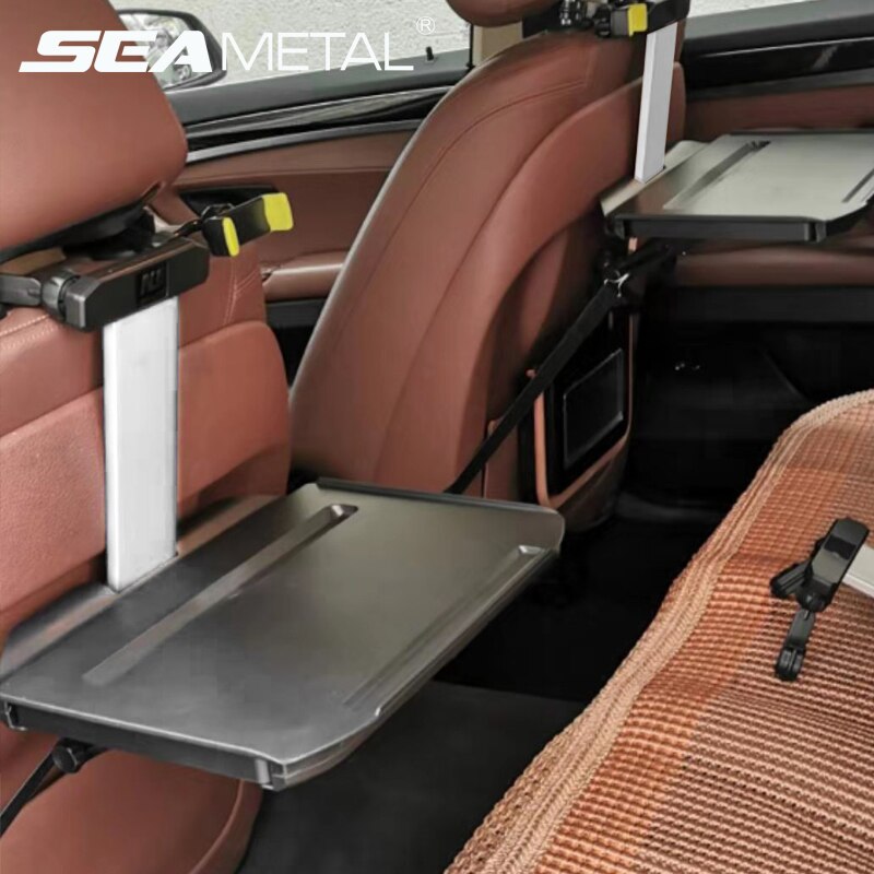 Voiture Table intérieur Auto siège arrière plateau pour ordinateur portable Ipad Support de téléphone voiture pliant bureau voyage boisson Snack alimentaire Support accessoire