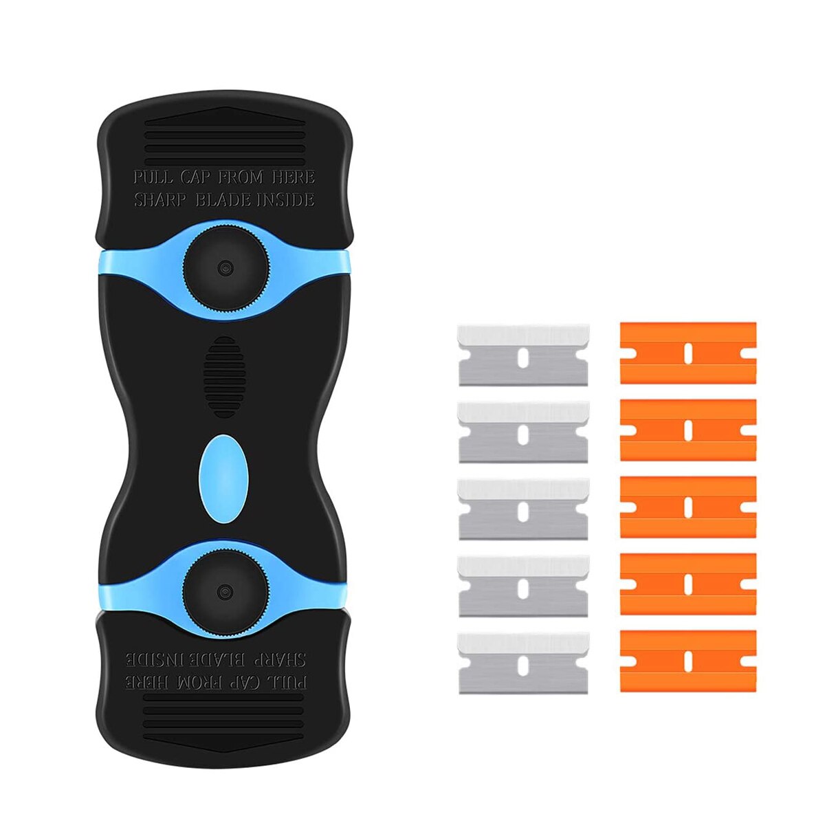 Auto Scraper Blade Tool Car Window Glass Stovetop Vinly Film Sticker Installation Tint Glue Gap Cleaner Sreen Squeegee Knife: 81106B