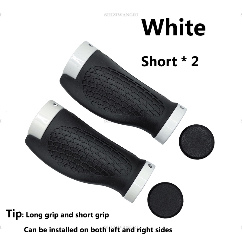 MTB Fahrrad Griffe Lenker Kurze Lange Fahrrad Griffe Anti-Skid Gummi Griff Radfahren Mountainbike Grip Ergonomische: Rosa