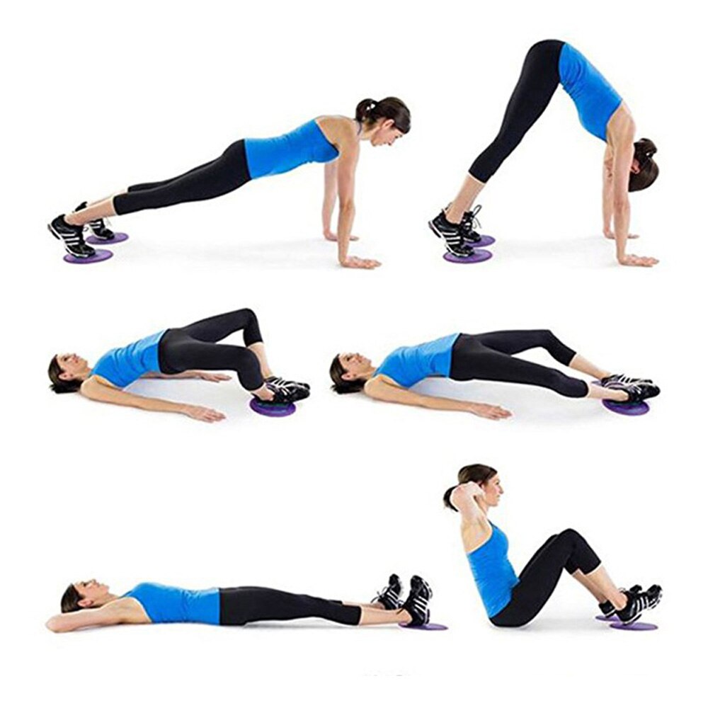 Yoga slide glijdende fitness schijf cirkel training slider bodybuilding oefening glijplaten sportvormgevingstools 2 stuks /4 stuks