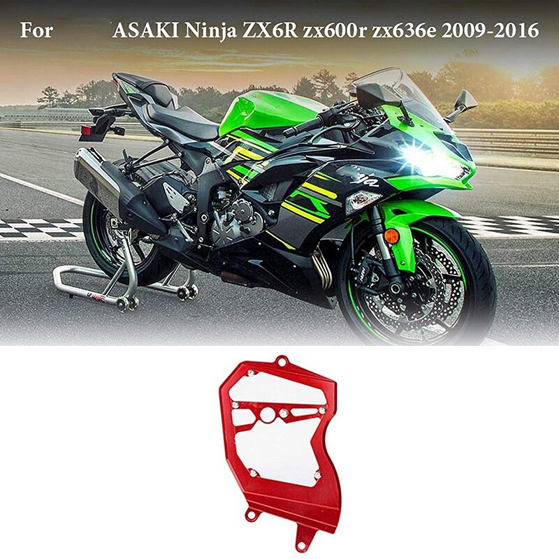 Motorcycle Front Chain Protection Cover Sprocket Protection Plate Engine Protector for Kawasaki ZX6R 636: Default Title