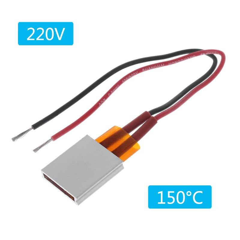 Placa de calor de temperatura constante de la hoja de calefacción eléctrica del calentador PTC de cerámica de 220V: 150 degree