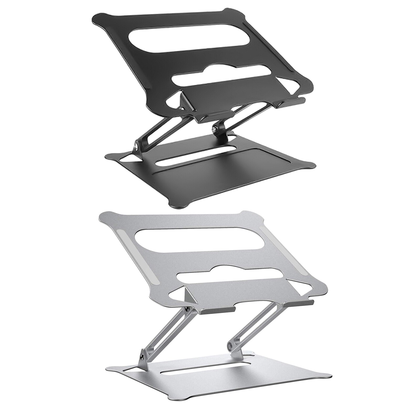 Foldable Scissor Laptop Stand Portable Travel Notebook Desktop Holder Mount