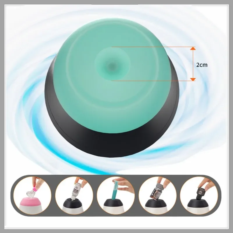 mini miscelatore a vortice miscelatore compatto a velocità fissa 3000 giri/min agitatore per provette miscelazione dell'inchiostro oscillatori elettrici miscelazione tenuta in mano