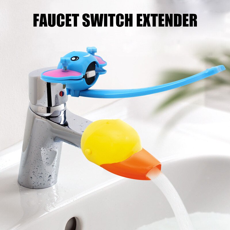 Extensor de manija del fregadero para grifo, extensión de grifo seguro, accesorio para niños pequeños,