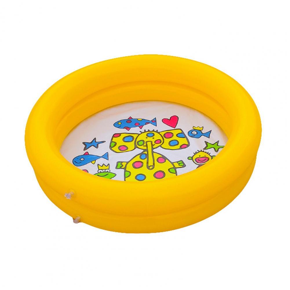 Inflatable Pool Thicken Blow Up PVC Round Swimming Pool for Kids Baby Toddler 60cm*60*16cm