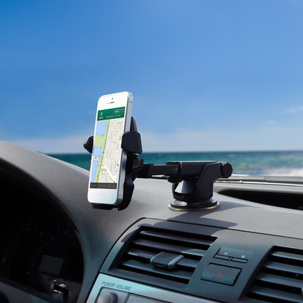 voiture support pour téléphone 360 degrés universel Smartphone support socle voiture réglable téléphone support ventouse