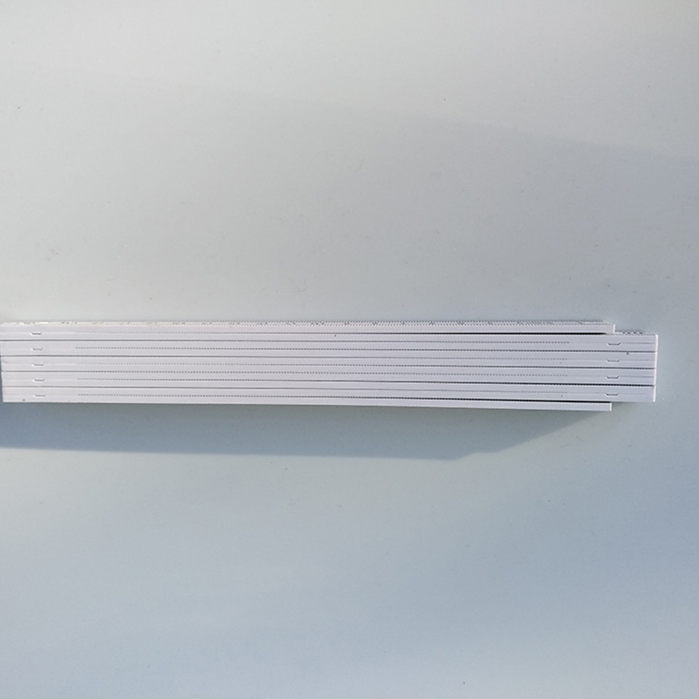 2m Measuring ABS Accurate Portable Metric Inch Folding Double Scale Durable Practical Ruler Woodworking