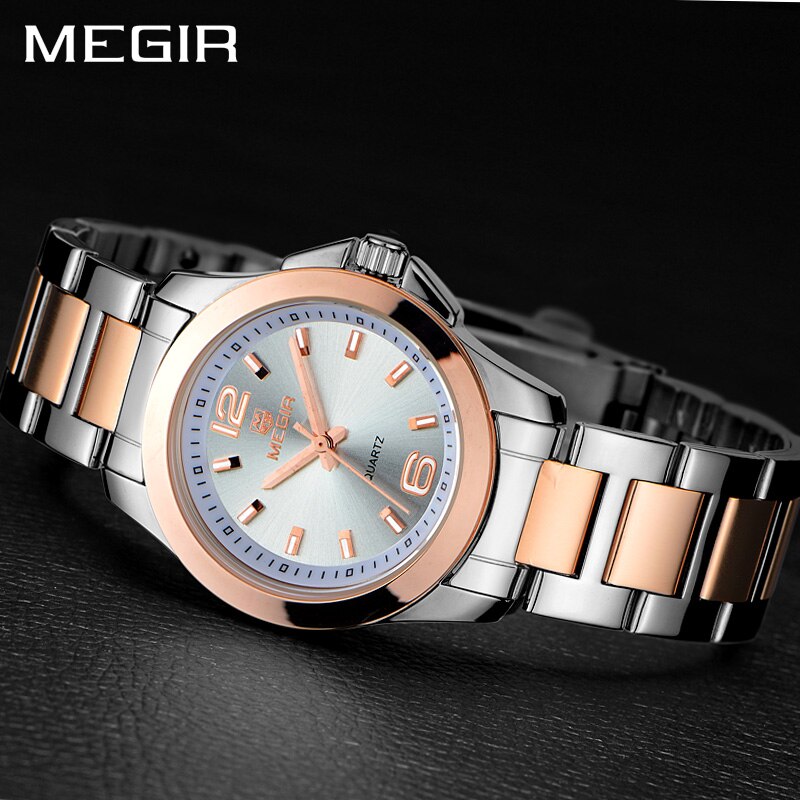 Megir Mode Vrouwen Horloges Relogio Feminino Luxe Liefhebbers Quartz Horloge Klok Vrouwen Montre Femme Dames Horloge 5006