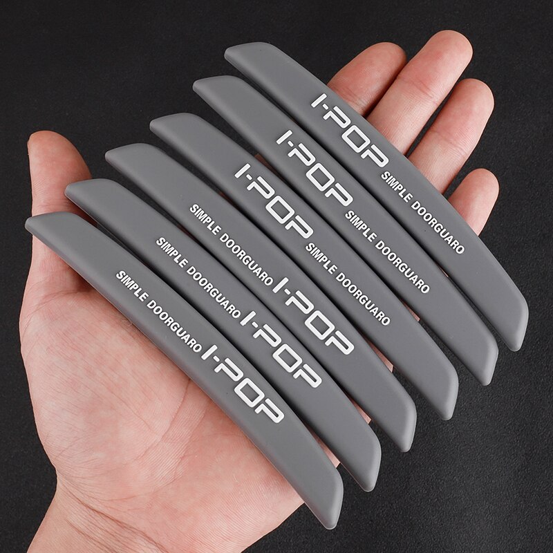 Protector de puerta de coche, 6 uds., para Borde de esquina, Protector de protección de moldura embellecedora, Protector de rayas, barra de Tope de puerta de coche