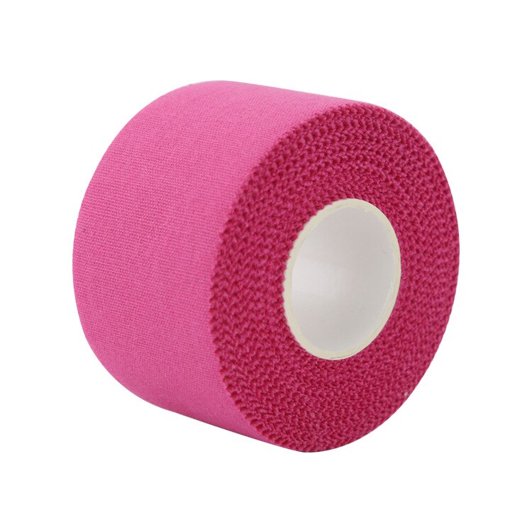 10 Pack 13.7M Katoen Atletische Tape Training Vinger Pols Knie Gewrichten Ondersteuning Tape Scheuren Voor Vleermuizen, tennis, Gymnastiek &amp; Boksen: Roze / 5cm x 13.7m