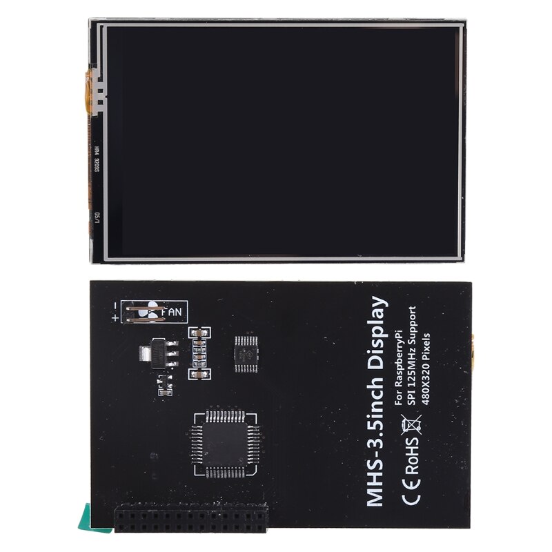 Raspberry Pi 4 Touchscreen, 4 inch 60+fps 800x480 Resolution Raspberry Pi Touchscreen with Cooling Fan and Case K1KF