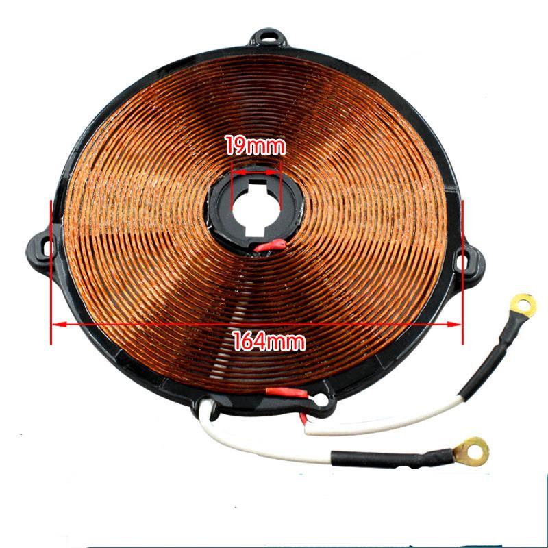 Induction cooker heating coil copper plating heating coil diameter of induction cooker accessories 164mm