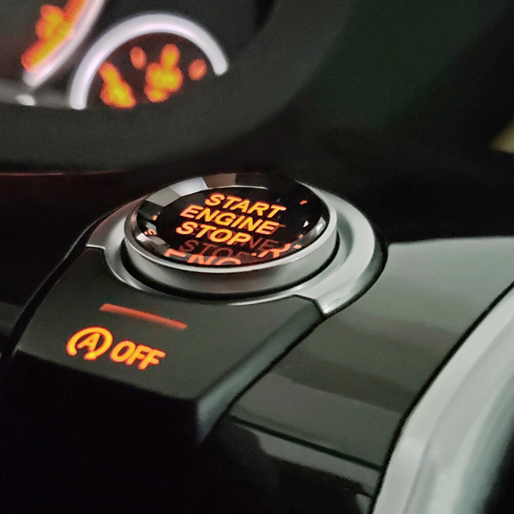 Start-/stoppknapp i faux crystal för bmw  x1/2/3/4/5/6/7 series  e90 f30 biltillbehör