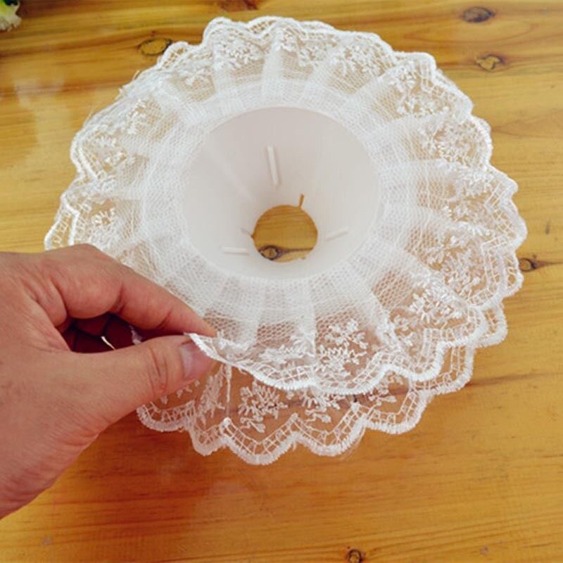 Beau Bouquet de fleurs en dentelle, garniture de collier sans support de Bouquet pour mariage, porte-Bouquet de mariée, accessoires de décoration