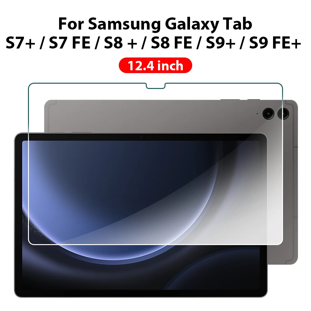 Protector de pantalla de vidrio templado para Samsung Galaxy Tab S9 S8 Ultra S7 Fe Plus para Samsung A9 A8 A7 Lite accesorios de película para tableta: YELLOW